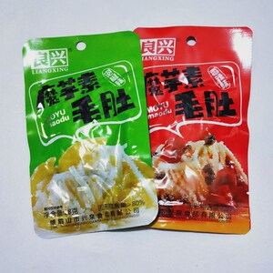 良兴魔芋素毛肚18g*30袋/盒 香辣味泡椒味小包装 一件包邮