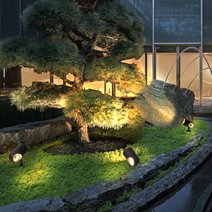 户外照树射灯防水射树灯投光灯景观庭院草坪园林插地灯