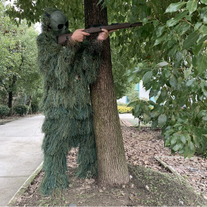 绝地求生吉利服伏地魔狙击手丛林儿童野战cs隐身草衣服吃鸡伪装服