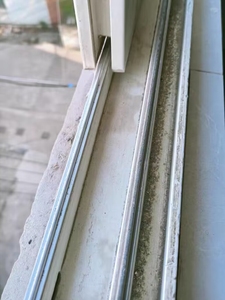推拉门窗铝合金轨道滑轨加厚塑钢推拉门窗轨道塑钢移门铝轨