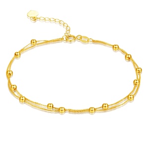 金六福 au750满天星 猫眼转运珠手链《爆款》