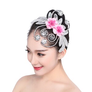 春闺梦舞蹈头饰芳春行舞蹈头饰戏曲头饰京剧头饰青衣花旦头饰