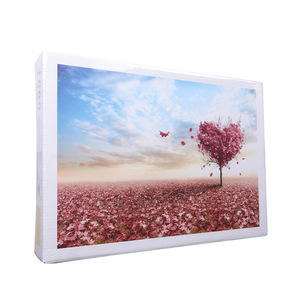 爱情树一叶樱花薰衣草星空车木质拼图1000片益智玩具动漫心树