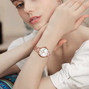 grand prix格林瑞士潮流防水石英手表女士简约表名牌88289l-dbb