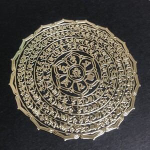 千手观音金属贴