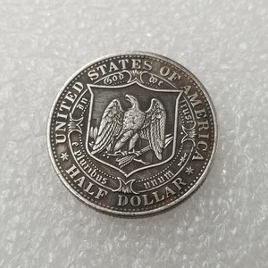 镀银美国1877头盔头半美元铜镀银银元银圆供应外国钱币