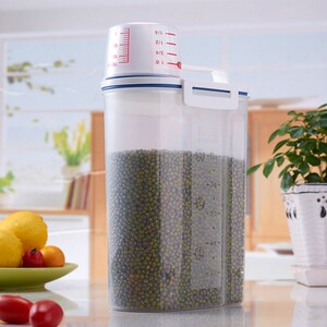 塑料密封罐米仓米满福塑料米桶储米箱防虫米缸面粉桶2kg密封盒子