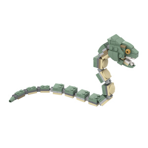 创意moc经典系列moc-56644哈利波特小型蛇怪兼容乐高益智拼装积木