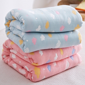六层毛巾被纯棉单人婴儿夏季薄款大人盖毯双人午睡纱布被子床单