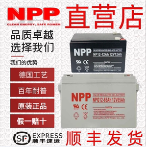 npp耐普NPG12-7Ah蓄电池12V5 9 12 17 24 38AH电梯EUPS电源直流屏