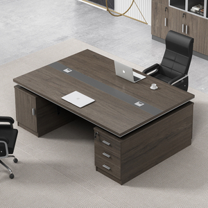 双人办公桌老板桌1.8m面对面加厚板式班台现代简约经理桌两人对坐