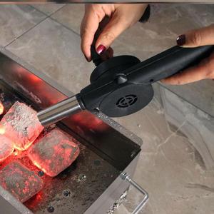 手摇鼓风机烧烤鼓风机手动烧烤工具烤炉户外点火引火专用木炭烧烤