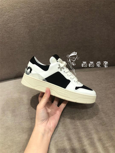 西西爱奢jimmy choo/周仰杰21秋冬新款黑白花纹球鞋板鞋运动鞋