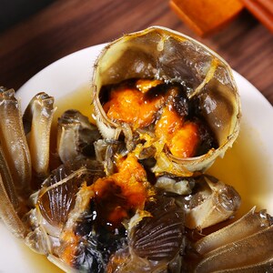 醉蟹罐装即食酱母蟹整只醉毛蟹河蟹生腌制大闸蟹宁波特产海鲜螃蟹