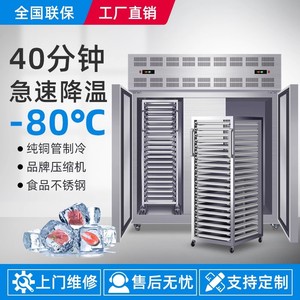 商用速冻柜零下80度包子饺子海参海鲜快速冷冻大型风冷冰柜速冻机