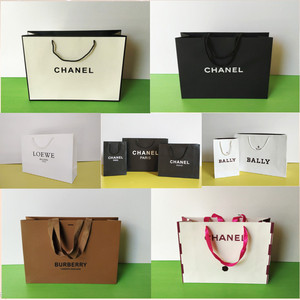 名牌纸袋品牌包装袋大牌手提袋礼品袋包装盒拍摄摆设道具手拎袋