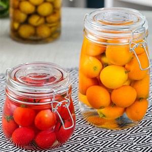 嘉乐适蜂蜜瓶子玻璃家用储物罐百香果柠檬黄桃罐头瓶食品级密封罐