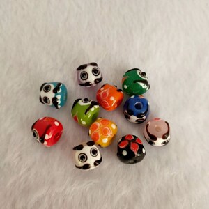 达摩手链精品日式达摩琉璃珠散珠项链配件diy手工珠子小众礼物