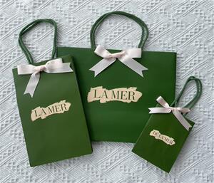 专柜正品la mer海蓝之谜精粹纸袋包装袋礼品袋手提袋护肤品ani水