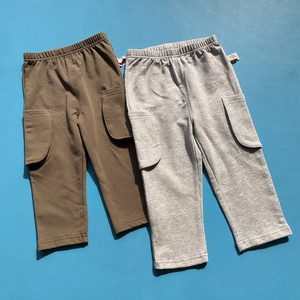 内销品牌童装儿童春秋款长裤男女童纯棉裤子休闲裤90-130cm