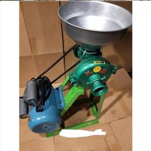 家乐 150型磨粉机磨浆机头家用两用五谷杂粮研磨机干湿小钢磨超细