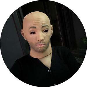 22 4人付款  淘宝 人皮面皮易容仿假人脸皮3面具硅胶头套男用卡纸搞笑