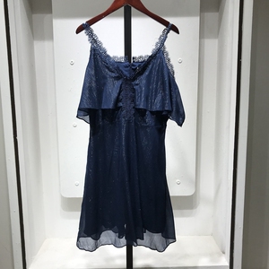 塔吉touch女装实拍夏季小众设计感荷叶边连衣裙商场撤柜品牌