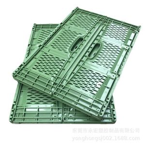 广州市 塑料折叠周转箱 塑料运输物流箱 内倒
