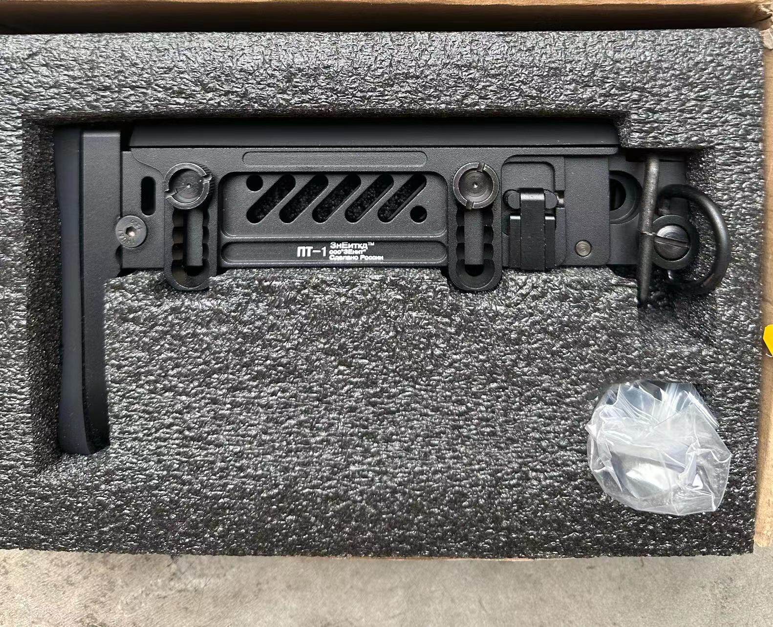 高档仁祥ak102泽宁特pt3后托锦明74u金属折叠托aka食铁兽74m斗趣