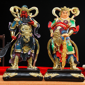 韦陀伽蓝护法神像家用镇宅辟邪寺庙佛像树脂佛像韦陀菩萨伽蓝菩萨