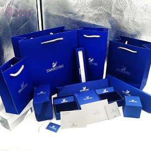 手提袋swarovski手提施华洛手镯原装包装道原项链施华施华洛世奇w