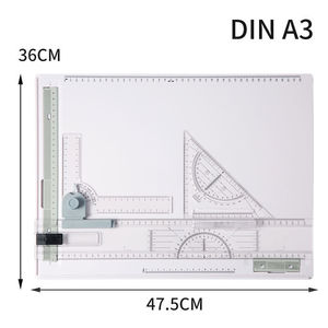 新A3绘图板建筑工程室内装修设计绘图板制图板A4草图台绘图设计工