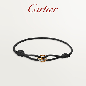 Cartier卡地亚Trinity系列手绳 玫瑰金黄金白金 三色金手链