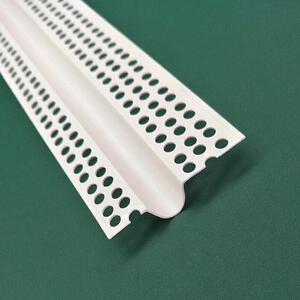 定做 pvc塑料白色圆弧几字型条分隔阳台窗台滴水线条工艺槽石膏压