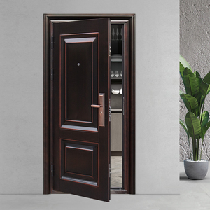 防盗门带通风窗家用子母