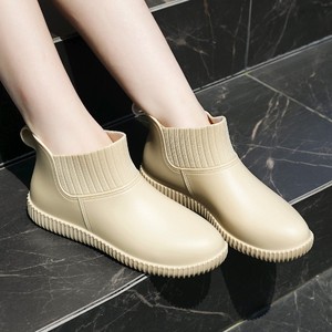 时尚外穿女士雨鞋胶鞋女短筒防水鞋中筒防滑工作橡胶夏季雨靴厨房