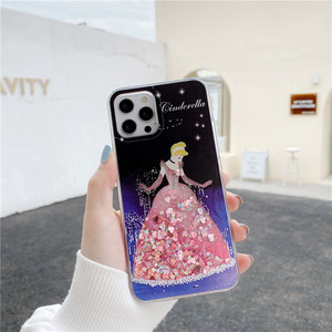苹果12mini手机壳流沙网红xsmax新款iphone13pro公主裙8p少女心名媛11