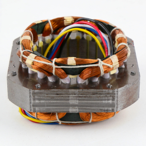 工业落地扇配件电风扇电机全铜线圈绕组定子矽钢片定子风来道绕线