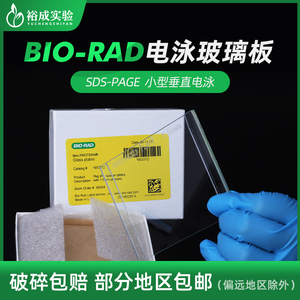 裕成实验Western Blot玻璃短板WB电泳厚玻璃板长板通用伯乐Bio-Rad1653308 1653310 1653311 1653312