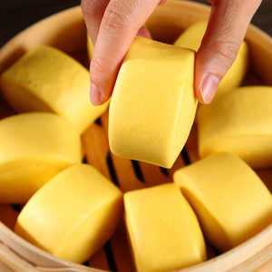 手工玉米奶油小馒头500克袋装早餐速冻面食食品加热即食东北特产