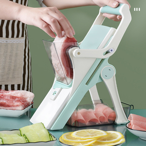 多功能切菜神器厨房手摇切菜器杠杆柠檬切片器切丝器刨丝器切肉机