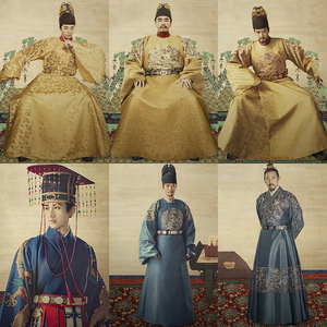 影视古装江山纪同款明朝皇帝服龙袍皇帝王爷朝服影楼写真服演出服