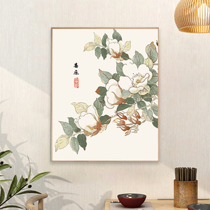 【国风】 连理枝丨数字油画diy填充水油彩手工绘画画上涂填色装饰