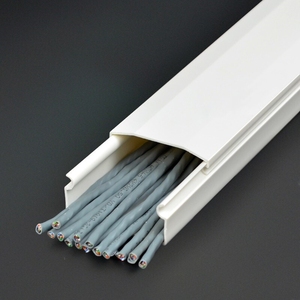 墙面网线电线阻燃绝缘布线槽明线方形塑料走线槽卡扣方线槽拱盖线