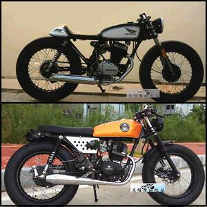 新品cg125摩托车复古改装加长后平叉52cm加粗圆管幸福珠江野狼凌