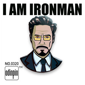 odinpin奥丁原创钢铁侠电影托尼斯塔克小罗伯特唐尼胸针徽章动漫