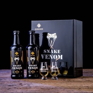 芬兰蛇毒原装进口双支礼盒烈性高度啤酒67.5度/60度黑标曼巴蛇 毒