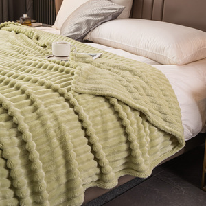 珊瑚绒毛毯冬季牛奶绒毯子法兰绒办公室午睡盖毯学生宿舍床单床毯