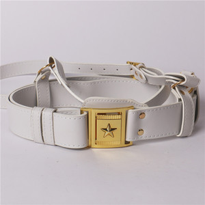 白色仪仗队礼兵斜跨外腰带礼服武装带外腰带白色外腰带执勤腰带