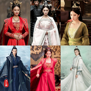 凤唳九天夜君清姚莫婉同款古装婚嫁汉服侠客剑客服公子王爷演出服